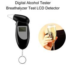 LCD Display Digital Alcohol Breath Tester Breath  Analyzer Detector Test Keychain Breathalizer   Device 2024 - buy cheap