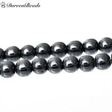 DoreenBeads Created Hematite Round Beads 8mm, 40cm. Fits Pave, Approx 50Pcs (B16559) 2024 - buy cheap