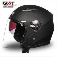 New GXT Motorcycle helmet Half cover Double lens Four season General Uv protection electric safety helmet G512 2024 - buy cheap