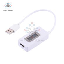 Voltímetro Detector USB LCD, amperímetro 3V-7V, cargador de energía móvil, probador de capacidad, Monitor de carga de corriente de voltaje 2024 - compra barato