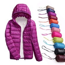 Abrigos ultraligeros para mujer, chaquetas con capucha de plumón de pato, abrigo cálido ajustado de manga larga, Parka, prendas de vestir, 5XL, 6XL, 7XL, Invierno 2024 - compra barato