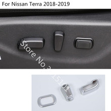 car body cover ABS matte seat adjustment knob button switch trim parts 3pcs For Nissan Terra 2018 2019 2020  2024 - buy cheap