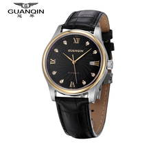 Luxury Brand GUANQIN Watch Men Women Fashion Waterproof Casual Mechanical Watch Women Diamond Stainless Steel Wristwatch for Men 2024 - buy cheap