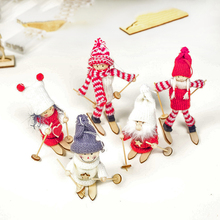 Creative Angel Snowman Skiing Doll Christmas Tree Decoration Pendant Cute Girl Christmas Decoration Hanging Ornament For Home 2024 - buy cheap