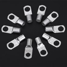 10 pcs Copper Tube 16Mm X 8Mm Lug Battery Starter Cable Welding Crimp Terminal Ring 2024 - buy cheap