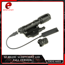 Element Airsoft-Luz LED de explorador M620C CREE R2, foco de mano para caza, 220 lúmenes, rieles Picatinny, nuevo 2024 - compra barato