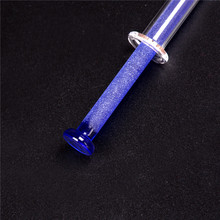 Калибр шприца: 4 мм Емкость: 1 мл синий стеклянный шприц инжектор лабораторная стеклянная посуда 2024 - купить недорого