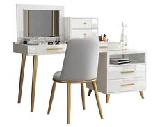 Modern retractable female dresser receives ark white hong kong-style light luxury bedroom dressing cabinet clamshell dressing . 2024 - buy cheap