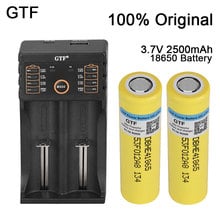 GTF-Batería de li-lon recargable para linterna de cabeza Led, cargador de batería de li-ion con USB, 18650 V, 3,7 mAh, 2500, 18650 2024 - compra barato