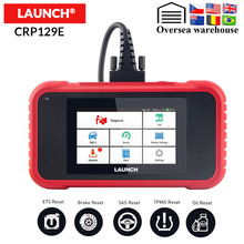 LAUNCH X431 CRP129E OBD2 Auto Code creader Scanner Support Engine ABS SRS AT Brake Oil SAS ETS TMPS Reset Function PK CRP129 2024 - buy cheap