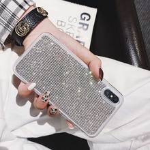 Boucho Silver Glitter Phone Case For iPhone XS MAX XR X Soft Silicone Cover For iPhone 6 6s 7 8 plus Fashion TPU Cases capa 2024 - buy cheap