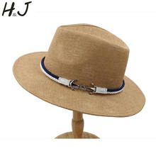 Sombrero de ala ancha con lazo para hombre y mujer, gorro de playa con lazo, tamaño 56-58CM, A0068 2024 - compra barato