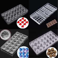 Lançamento molde fabricante de chocolate transparente policarbonato faça você mesmo 21 forma de doce diamante atacado frete grátis 2024 - compre barato