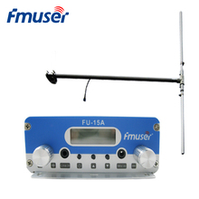 FMUSER FU-15A 15W FM Radio Transmitter Set Long Range FM Broadcast Transmitter For FM Radio Station+Dipole Antenna Kit CZE-15A 2024 - buy cheap