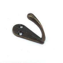 35*29mm Vintage Bronze Hat Coat Clothes Towel Robe Bath Wall Door Hanger Hooks Zinc alloy small Single Hooks 2024 - buy cheap