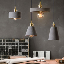 Lámpara colgante Vintage de viento Industrial, luz LED Edison, decoración de Loft, Burbuja de cemento, iluminación para el hogar, accesorios de iluminación antiguos 2024 - compra barato