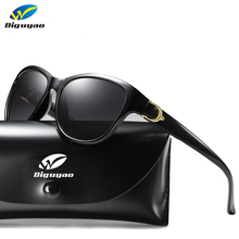 DIGUYAO 2020 Lady Luxury Brand Design Cat Eye Polarized Sunglasses Womens shades Glasses Female Driving Eyewear Oculos De Sol 2024 - buy cheap