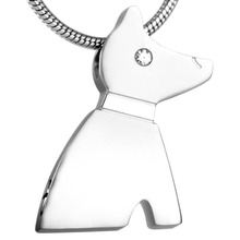 Openable Pet Dog Cremation Urn For Ashes Inlay a Crystal Memorial Ash Keepsake Pendant Necklace Jewelry Free Shipping 2024 - buy cheap