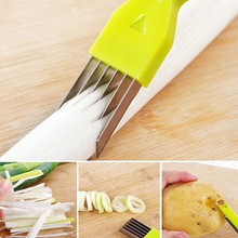 Multifunctional Knives Vegetable Cutter Magic Slicer Peeler Shredded Green Onion Knife Green Spring Onion Cutter ss1313 2024 - buy cheap