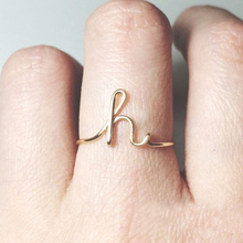 Miss JQ дизайнерские модные деформированные кольца с буквами для женщин, простое Золотое и Серебряное женское кольцо, эффектное украшение для вечеринки, подарок 2024 - купить недорого