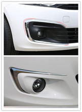 ABS Chrome Car Front Fog Light Fog Light Cover for 2014 to 2016 2017 to 2018 Citroen C-Elysee Car styling 2024 - buy cheap