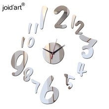 special offer DIY Acrylic wall Quartz clock real modern design luxury mirror 3d crystal watches clocks Living Room 3D diy 2024 - buy cheap