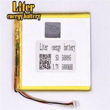 plug 1.0-4P 508095 5000mah 3.7V polymer rechargeable battery lithium polymer battery for tablet pc 2024 - buy cheap