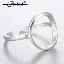 Простой бант Cxwind, кольца со звездой для женщин, открытые круглые кольца на палец, ювелирные изделия, модное геометрическое кольцо с символом и шариком, подарок для вечеринки 2024 - купить недорого