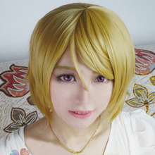 High Quality Anime Love Live! LoveLive Koizumi Hanayo Short Linen Green Heat Resistant Hair Cosplay Costume Wig 2024 - buy cheap