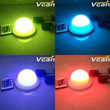 NEW DHL 10PCS LED Night Lights outdoor light Base Plates Direct Charging illuminated lamp light for flash ball Cube 2024 - buy cheap