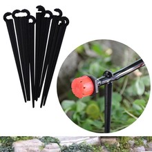 50pc Hook Fixed Stems Support Holder for 4/7 Drip Irrigation Water Hose Irrigation Water Hose Drop Watering Kits Garden Supplies 2024 - buy cheap