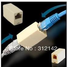 RJ45 CAT5 Ethernet Cable Female to Female connector plug joiner coupler,  Free Shipping,100pcs Free shipping 2024 - buy cheap