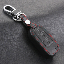 3 Buttons Leather Car Flip Key Cover Remote Fob Holder Case Shell For VW Volkswagen Jetta Golf 4 5 6 Polo Bora Passat B5 B6 Bag 2024 - buy cheap