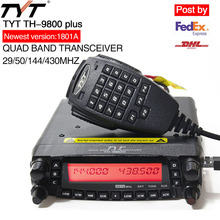 TYT TH-9800 Plus мобильный радиоприемник 1806A версия четырехдиапазонный трансивер TH9800 рация для автомобиля грузовика радио ретранслятор скремблер 2024 - купить недорого