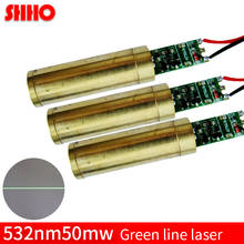 High quality 532nm 50mw green line laser module industrial laser locator positioning laser marking launcher light source emitter 2024 - buy cheap