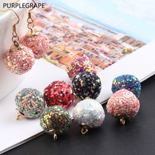 PURPLEGRAPE Diy ear jewelry accessories mermaid tears sequin ball pendant material earrings bracelet handmade a pack of 10 2024 - buy cheap