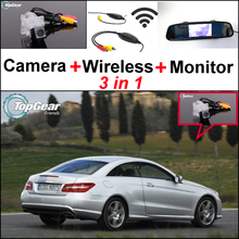 3 in 1 Special WiFi Camera + Wireless Receiver + Mirror Screen Rear View Parking System For Mercedes Benz E MB W212 W207 C207 2024 - buy cheap