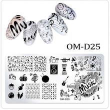 Nail Stamping Plates Flower Animal Geometric Cartoon Pattern Nail Art Stamp Stamping Template Image Plate Stencil Nails Tool 2024 - buy cheap