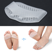 Almohadillas de silicona para el talón, almohadillas para el antepié, antideslizantes, invisibles, para el cuidado de los pies, 1 par 2024 - compra barato