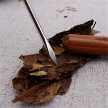 Sandalwood Stainless Steel Tea Knife Pu Er Dedicated Tea Needle Tea Accessories Chinese Kung Fu Teasets Spiral Tea Knife 2024 - buy cheap