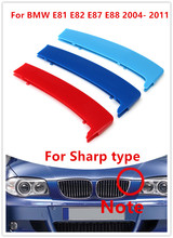 Front Grill Grille Cover Trim High Quality For BMW Series 1 E81 E82 E87 E88 2004-2011 2024 - купить недорого