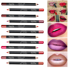 Matte Lip Liner Set Lipliner Pencil Waterproof 12pcs Brand Professional Lips Contouring Long Lasting Makeup 2024 - buy cheap