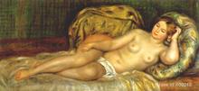 Nude reclining on cushions Pierre Auguste Renoir's famous paintings art reproduction High quality Hand painted 2024 - buy cheap