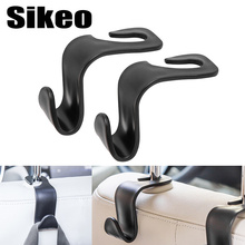 Universal Car Seat Back Hooks Hangers Organizer Universal Headrest Mount Storage Hooks House Storage Simple Styling Auto Hooks 2024 - buy cheap