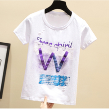 GGRIGHT забавная Корейская летняя футболка с дырками женская черная белая футболка хлопок 2019 футболка с надписью Femme Harajuku уличная 2024 - купить недорого