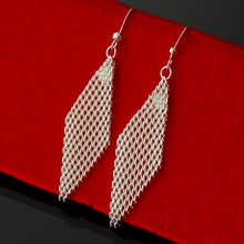 Wholesale  fashion jewelry ,M925 Silver color earrings  . Nice Jewelry. good quality   FE0005 2024 - buy cheap