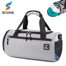 Outdoor Travel Yoga Handbag Waterproof Top Canvas Men Sports Gym Bags Multifunction Fitness Training Bags with Shoes Pocket 2024 - buy cheap