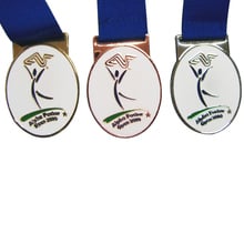 Medalla deportiva de oro/cobre/bronce con imitación de diamante duro k 200157 2024 - compra barato