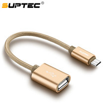SUPTEC-Adaptador USB OTG Micro a USB de carga rápida, convertidor de Cable de datos OTG para Macbook, Samsung S6, S7, Xiaomi, Huawei y LG 2024 - compra barato