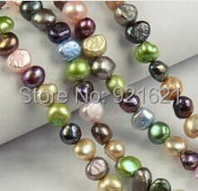 6-7mm 15inch/lot 2string A Grade mixed color Natural Cultured Freshwater Rice Pearls Beads D0267 2024 - buy cheap
